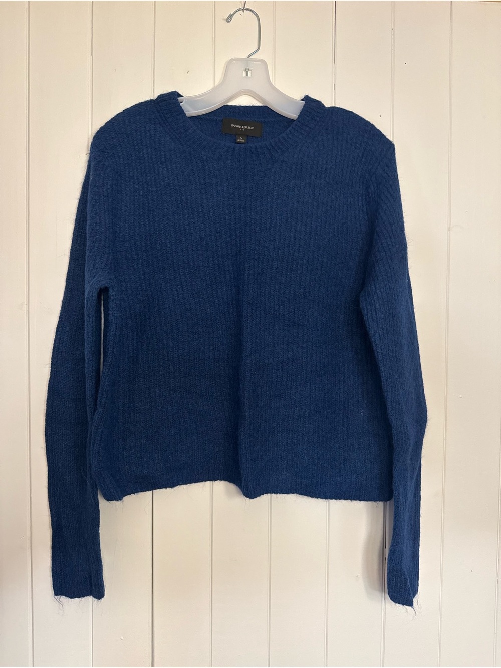 Banana Republic Women's Crewneck Sweater - Navy Blue